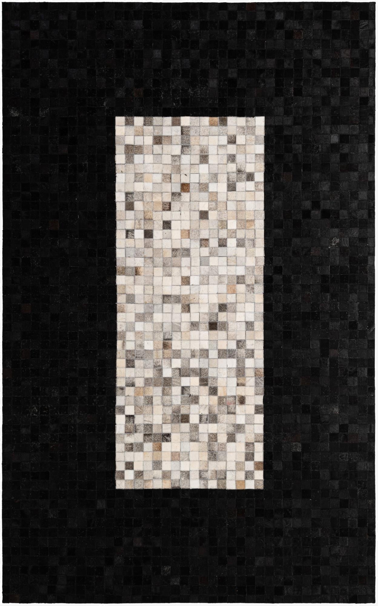  5' x 8' Cowhide - Patchwork Rug
