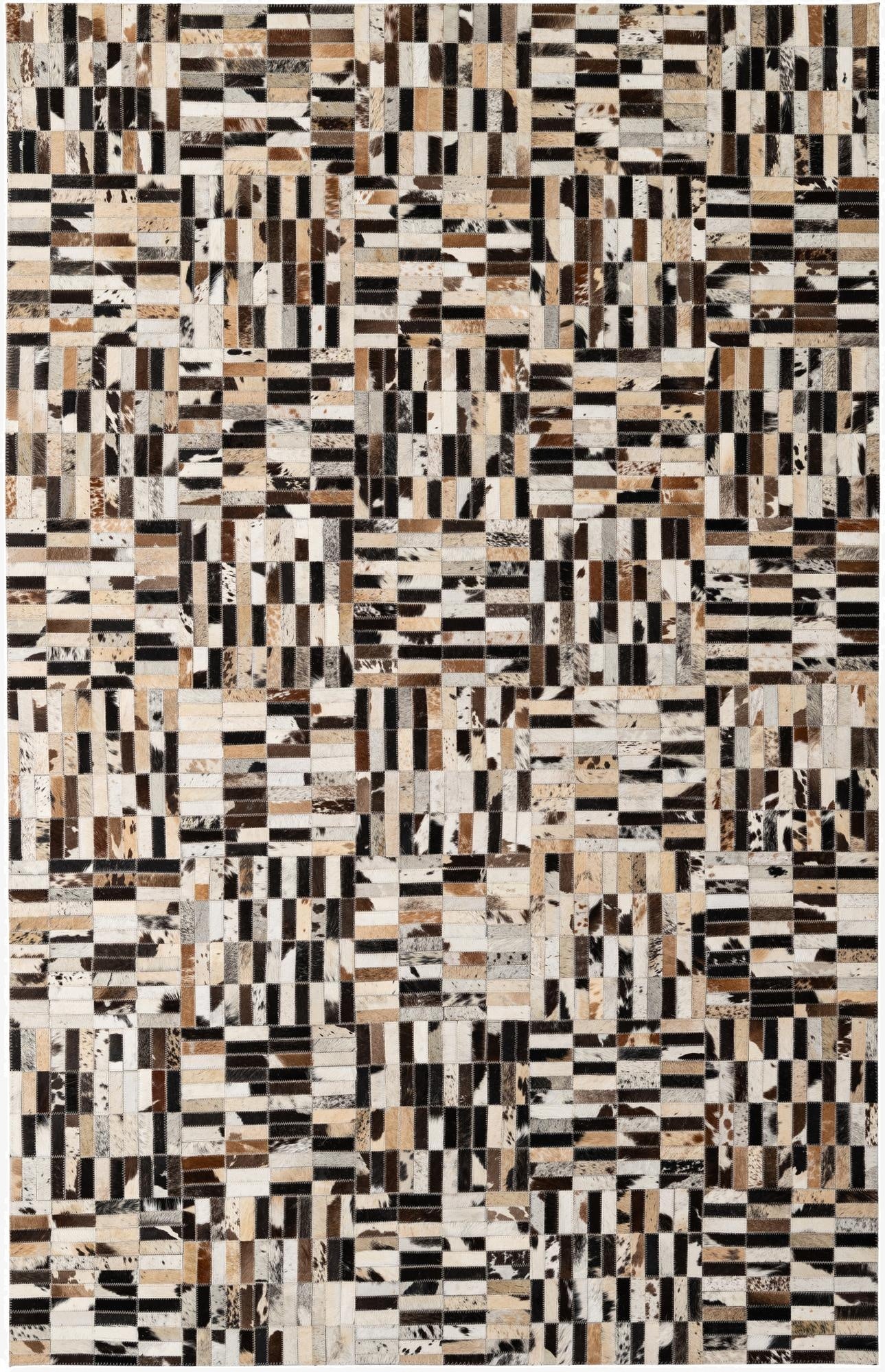  5' x 7' 11 Cowhide - Patchwork Rug
