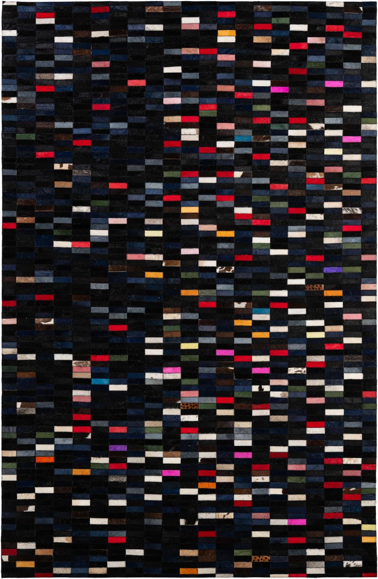  5' 2 x 7' 11 Cowhide - Patchwork Rug