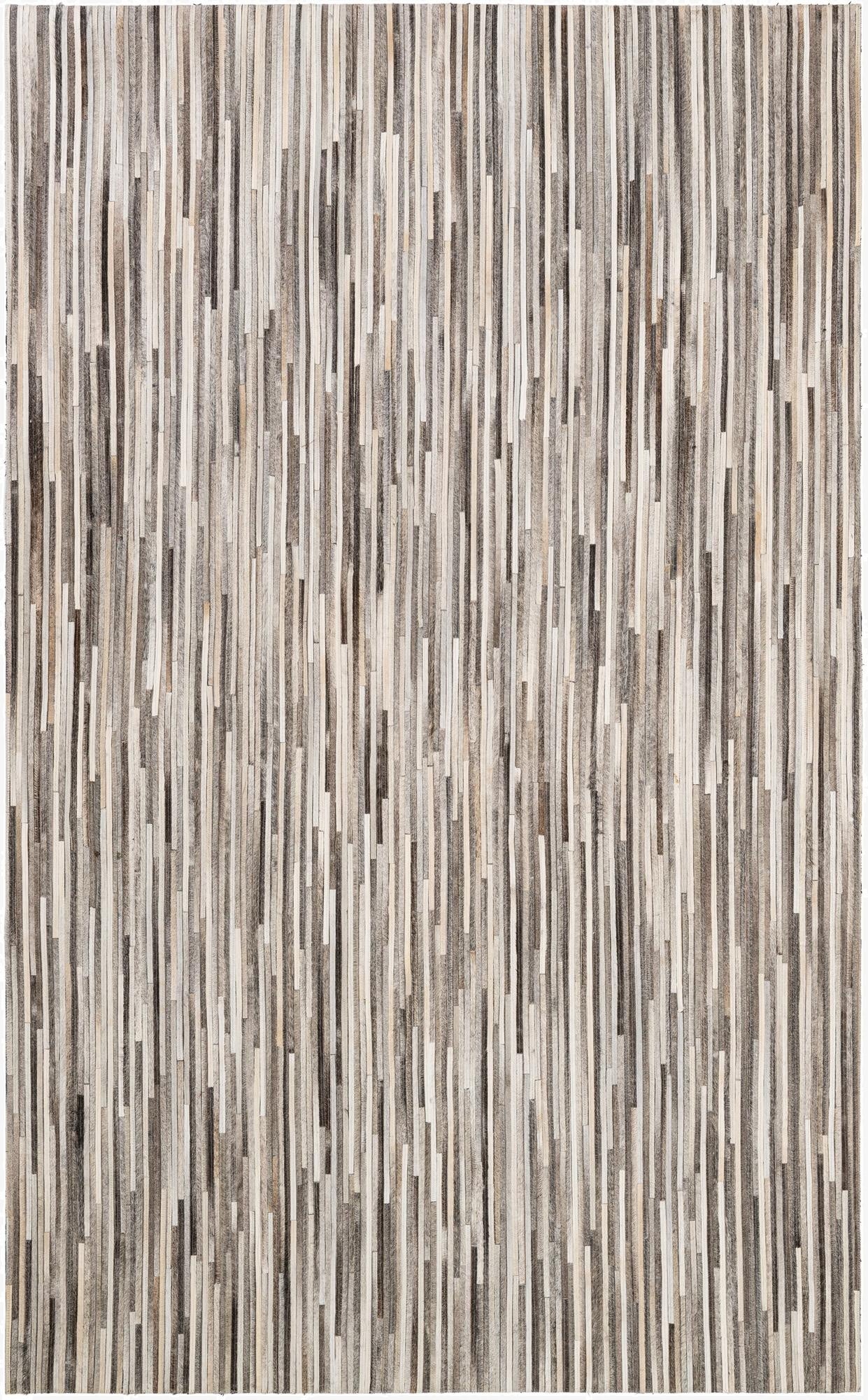  5' 1 x 8' 2 Cowhide - Patchwork Rug