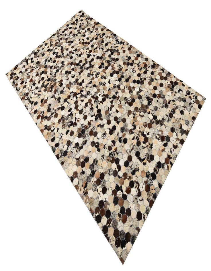 Detail image of  5' x 8' Cowhide Leather Rug