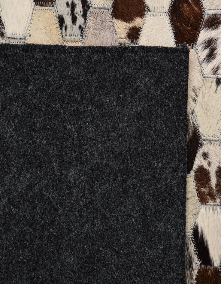 Detail image of  5' x 8' Cowhide Leather Rug