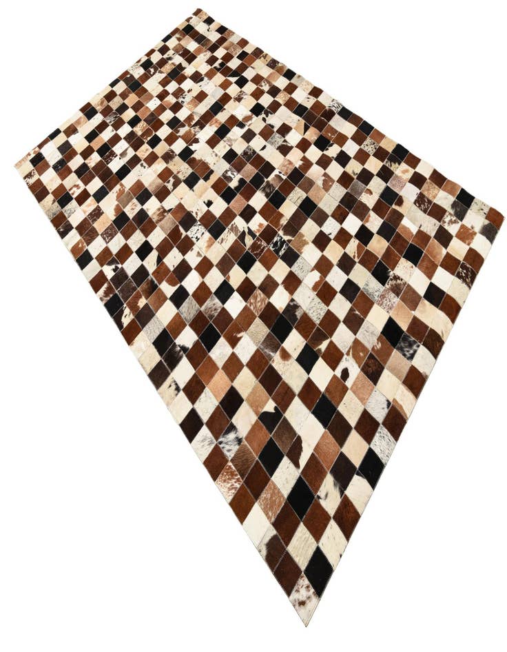 Detail image of  5' x 8' Cowhide Leather Rug