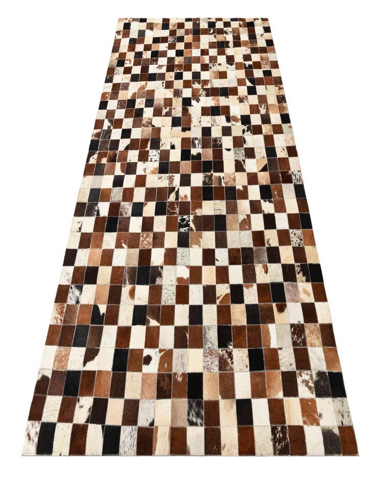 Detail image of  5' x 8' Cowhide Leather Rug