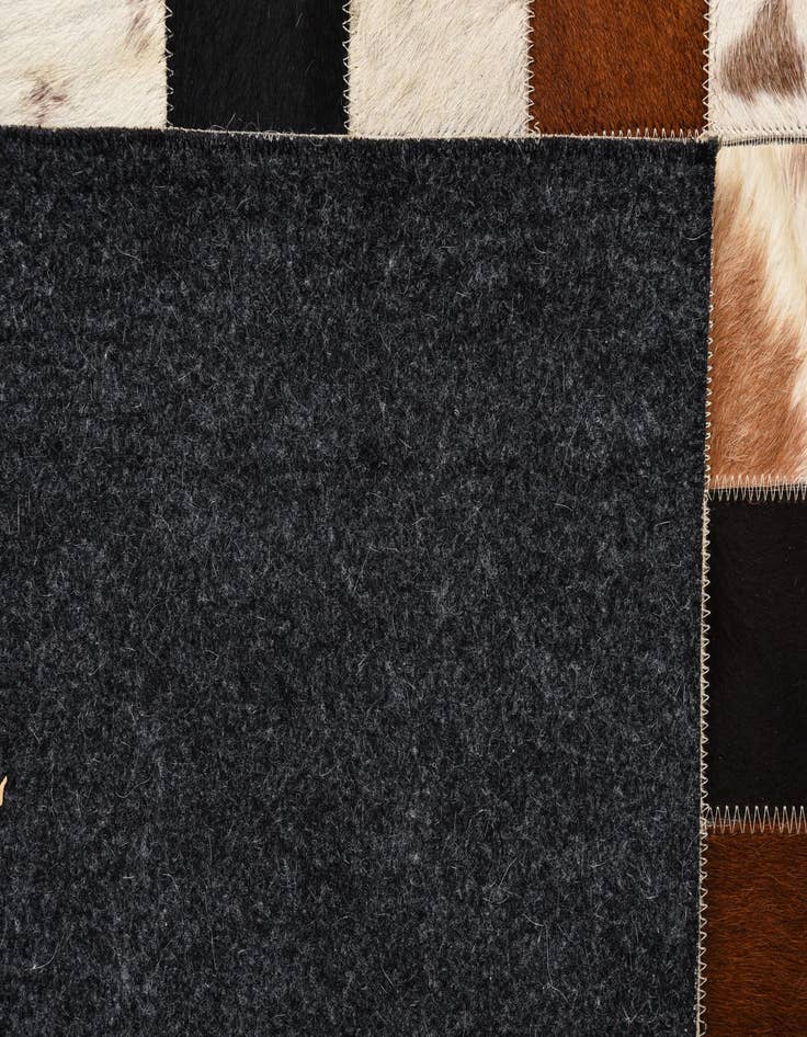 Detail image of  5' x 8' Cowhide Leather Rug