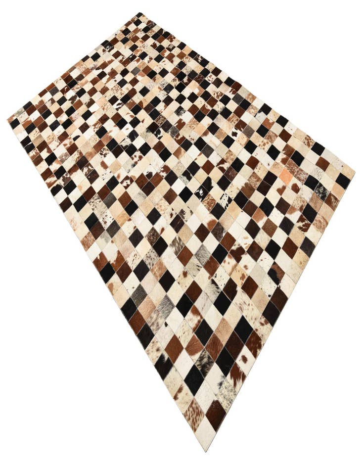 Detail image of  5' x 8' Cowhide Leather Rug