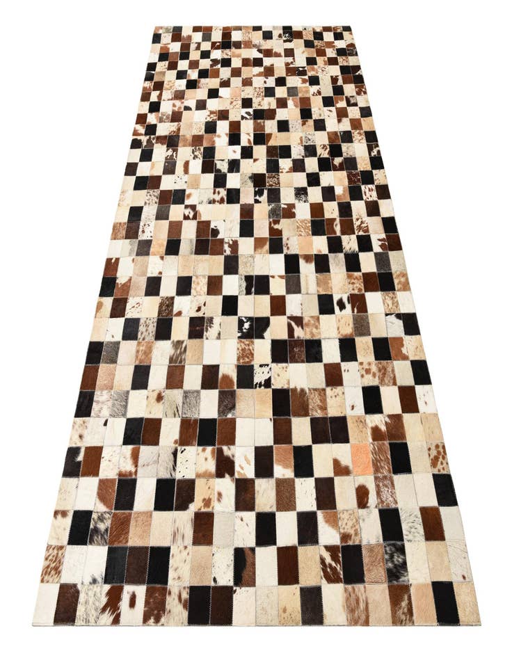 Detail image of  5' x 8' Cowhide Leather Rug