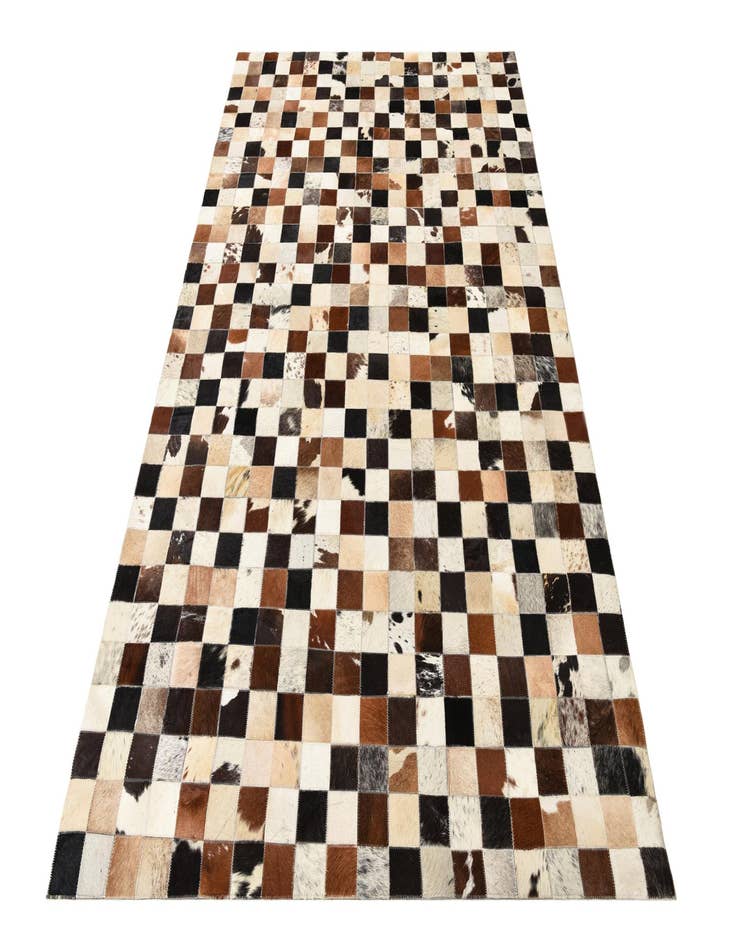 Detail image of  5' x 8' Cowhide Leather Rug