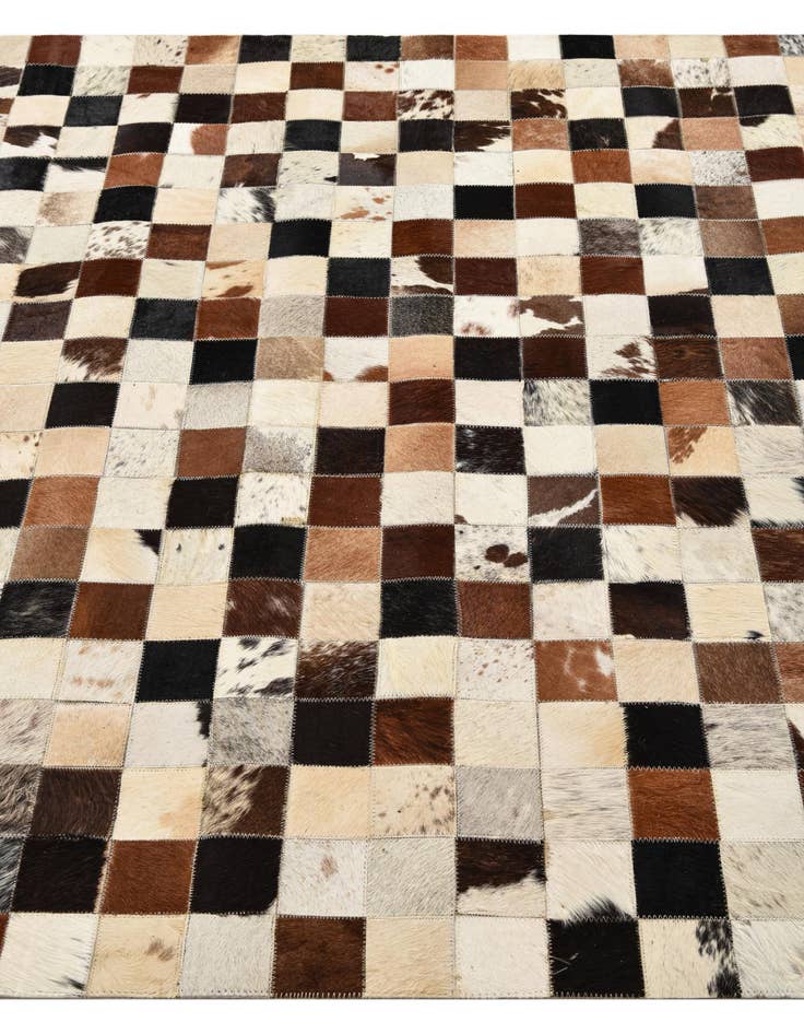 Detail image of  5' x 8' Cowhide Leather Rug