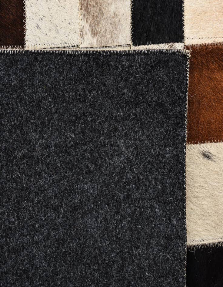 Detail image of  5' x 8' Cowhide Leather Rug