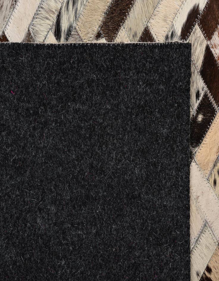 Detail image of  5' 2 x 8' Cowhide Leather Rug