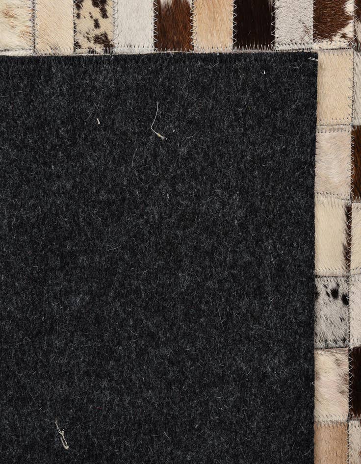 Detail image of  5' 2 x 8' Cowhide Leather Rug