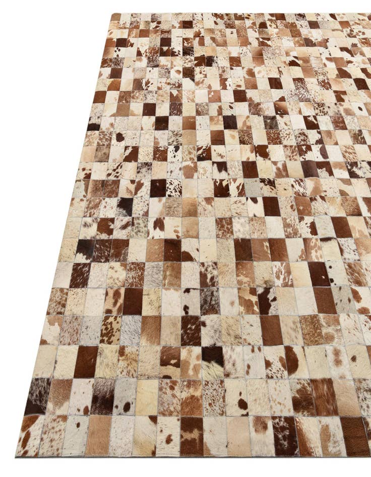 Detail image of  8' x 10' Cowhide Leather Rug