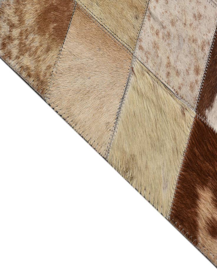 Detail image of  8' x 10' Cowhide Leather Rug