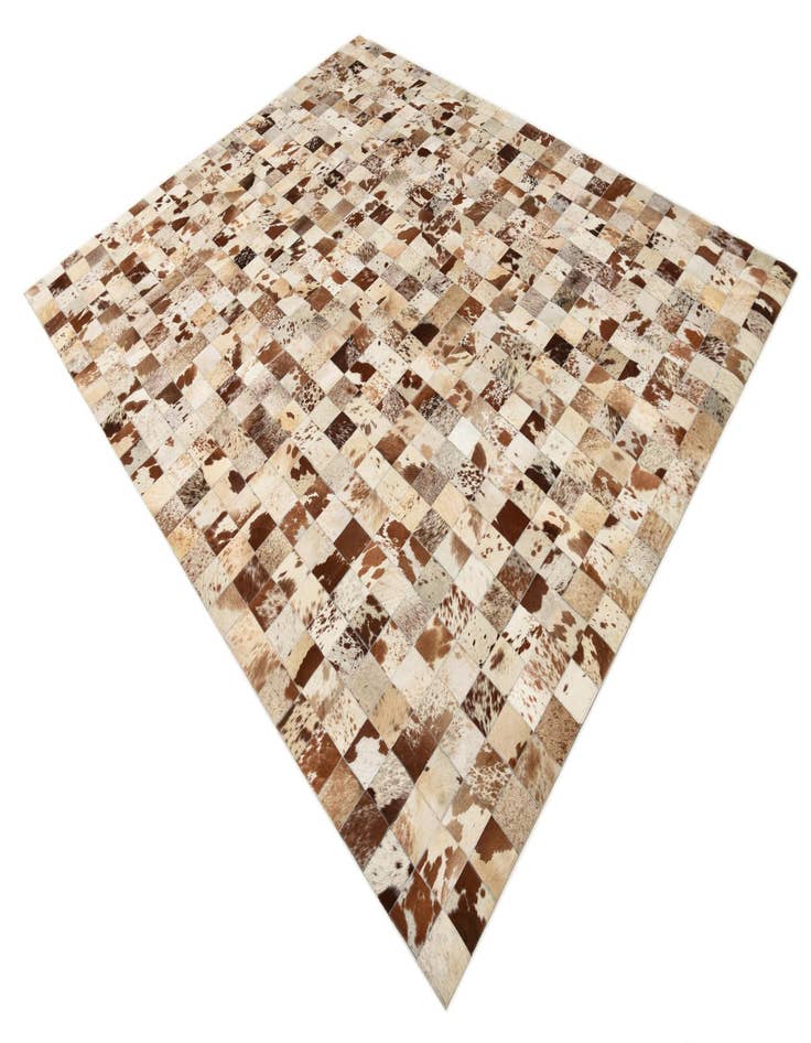 Detail image of  8' x 10' Cowhide Leather Rug