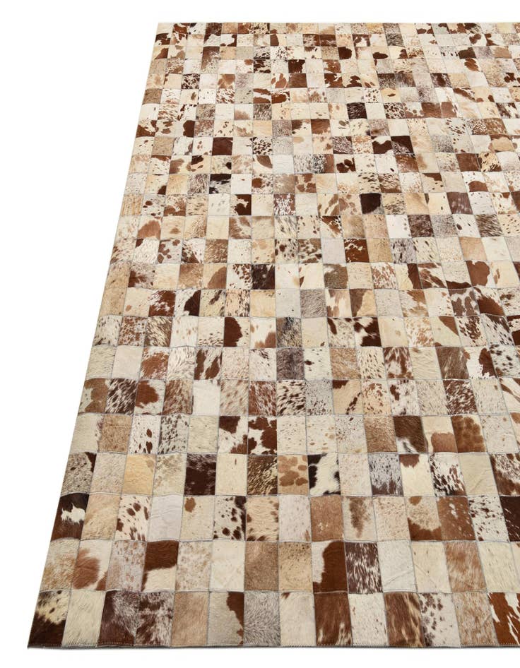 Detail image of  8' x 10' Cowhide Leather Rug
