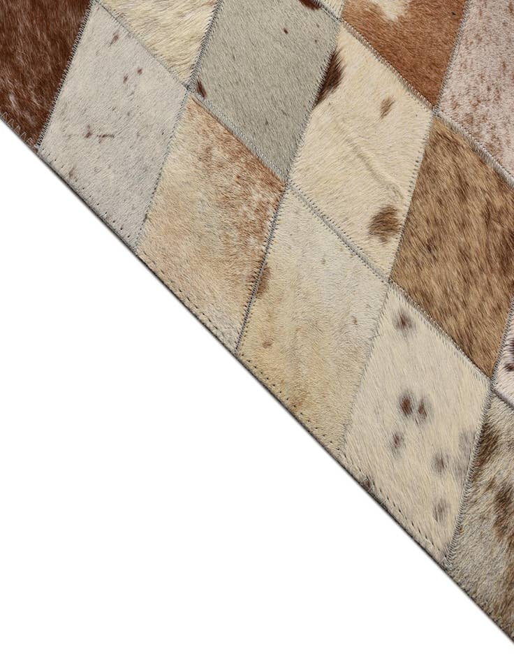 Detail image of  8' x 10' Cowhide Leather Rug