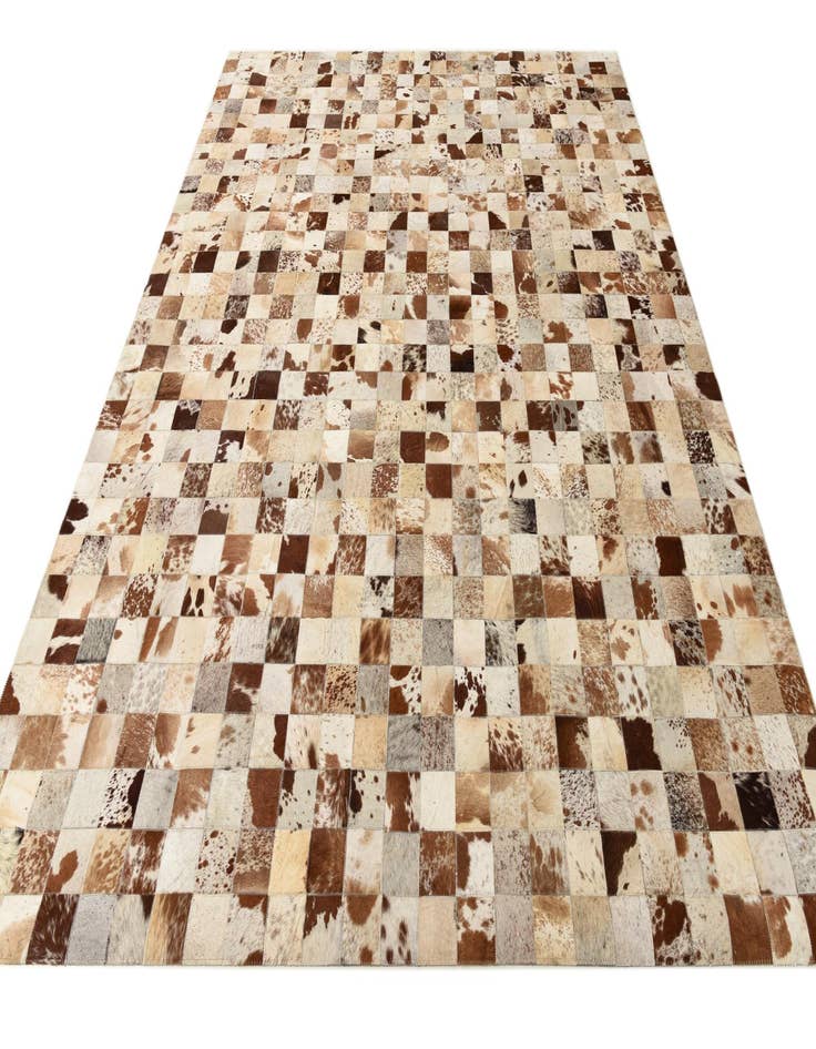 Detail image of  8' 3 x 10' 3 Cowhide Leather Rug