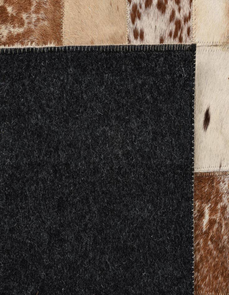 Detail image of  8' 3 x 10' 3 Cowhide Leather Rug