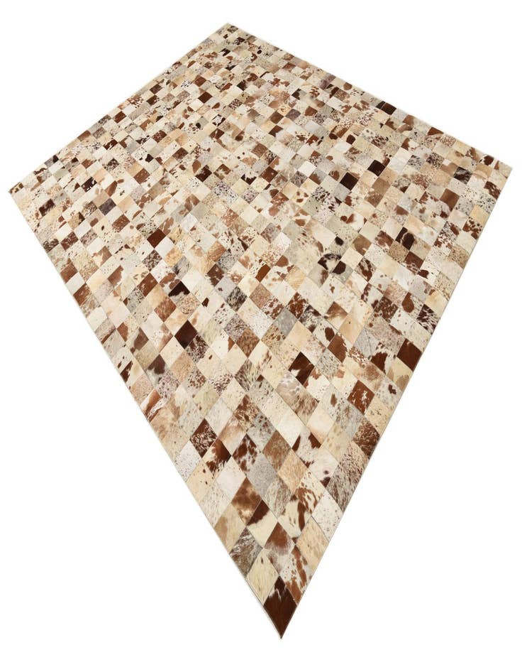 Detail image of 8' x 10' Cowhide Leather Rug