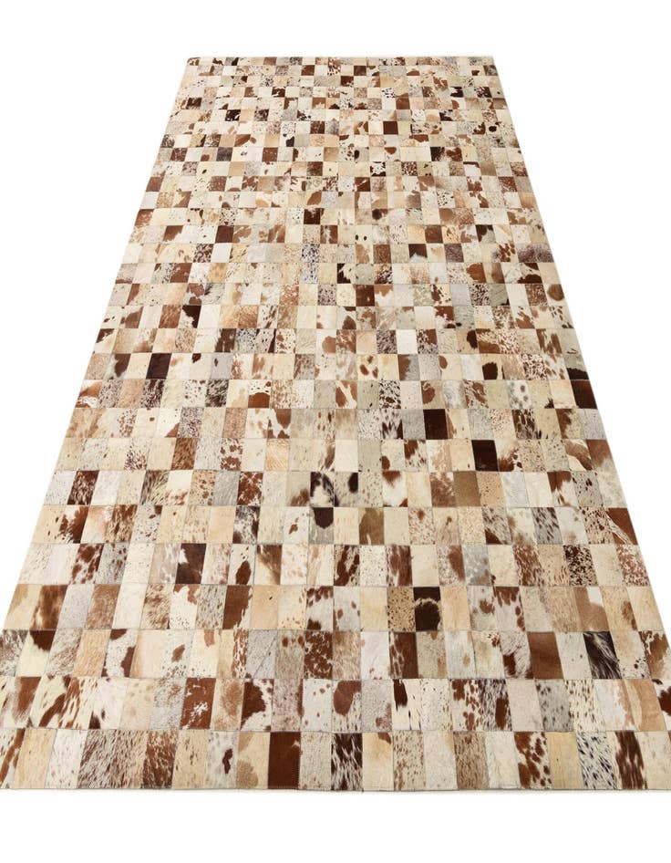 Detail image of 8' x 10' Cowhide Leather Rug
