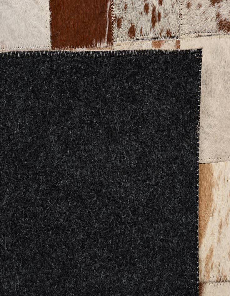 Detail image of 8' x 10' Cowhide Leather Rug