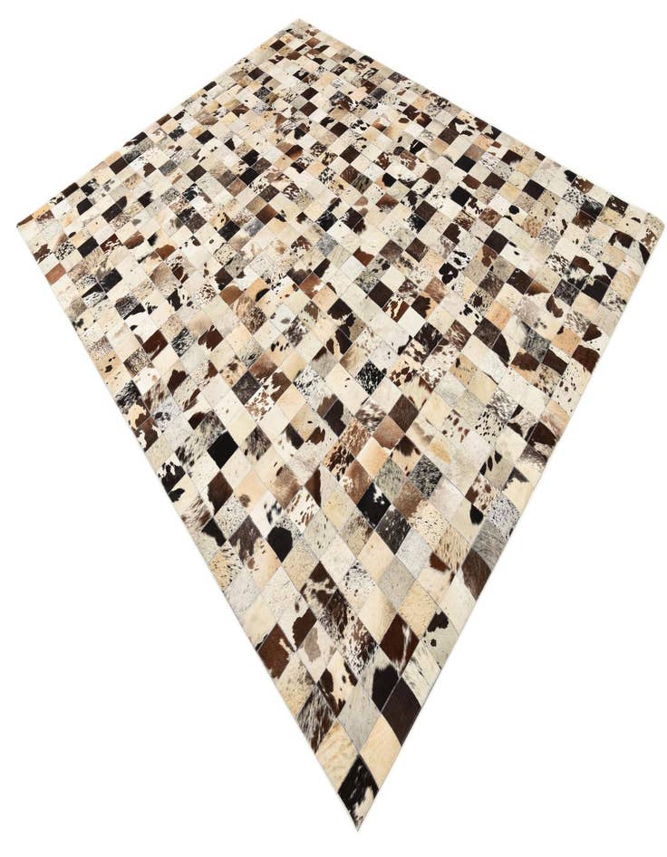 Detail image of  8' x 9' 9 Cowhide Leather Rug
