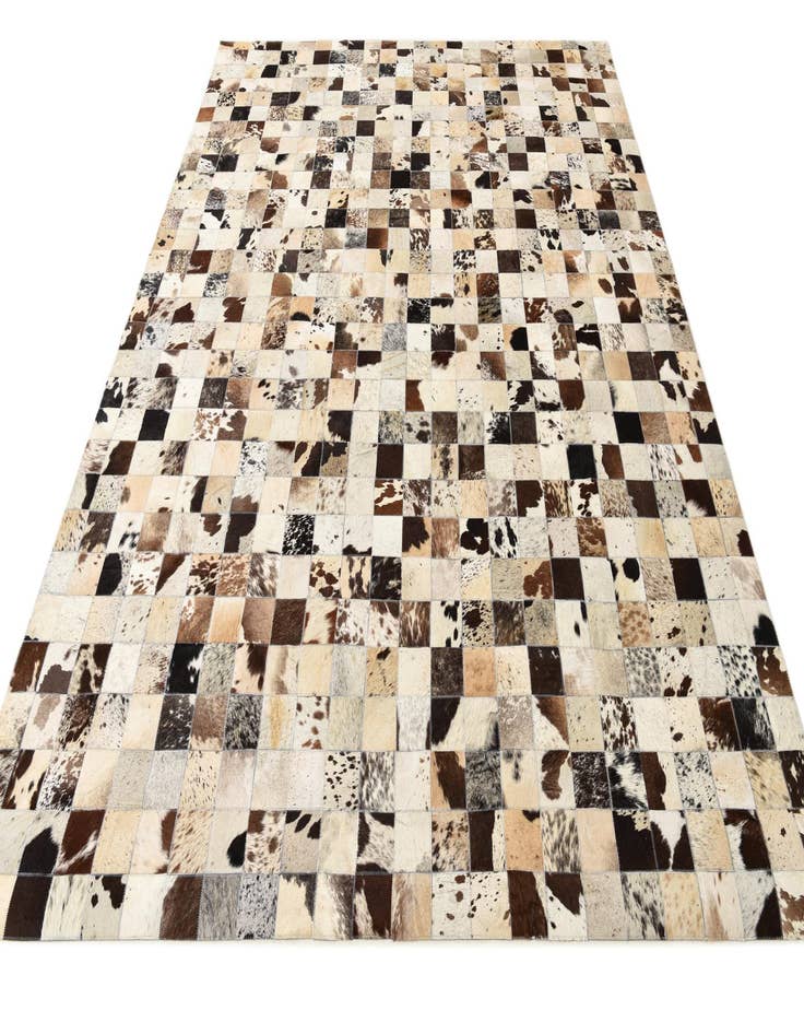 Detail image of  8' x 9' 9 Cowhide Leather Rug