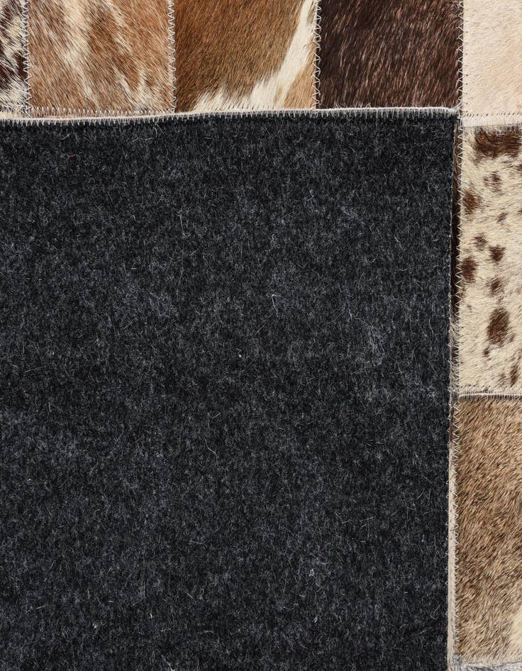 Detail image of  8' x 9' 9 Cowhide Leather Rug