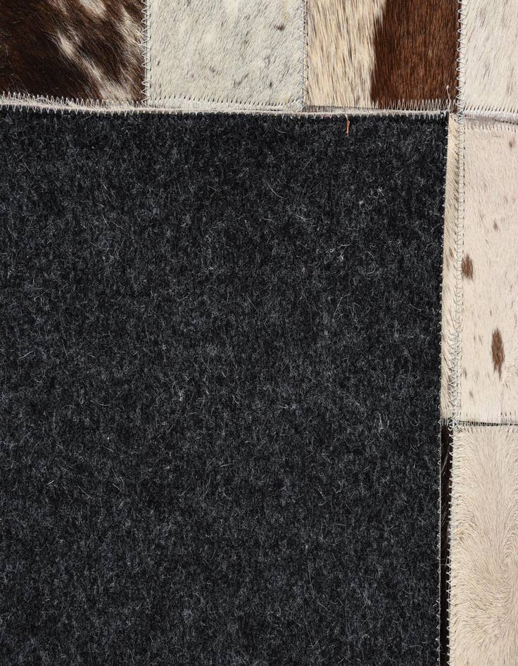 Detail image of  8' x 9' 10 Cowhide Leather Rug