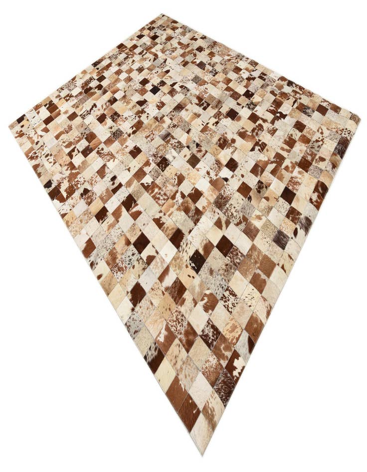 Detail image of  8' x 9' 9 Cowhide Leather Rug