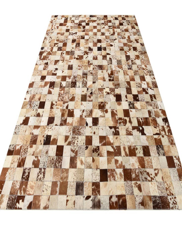 Detail image of  8' x 9' 9 Cowhide Leather Rug