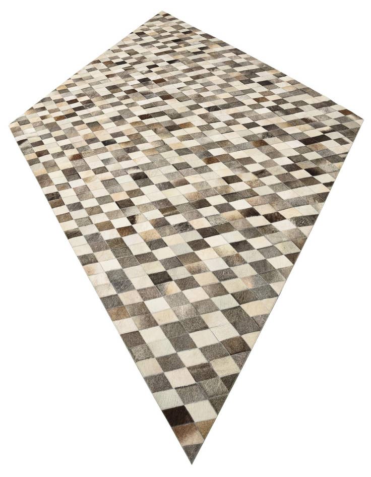 Detail image of  8' x 9' 10 Cowhide Leather Rug