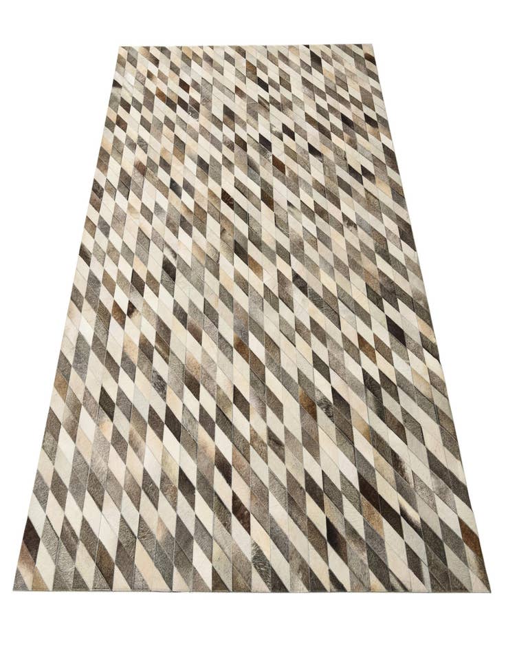 Detail image of  8' x 9' 10 Cowhide Leather Rug