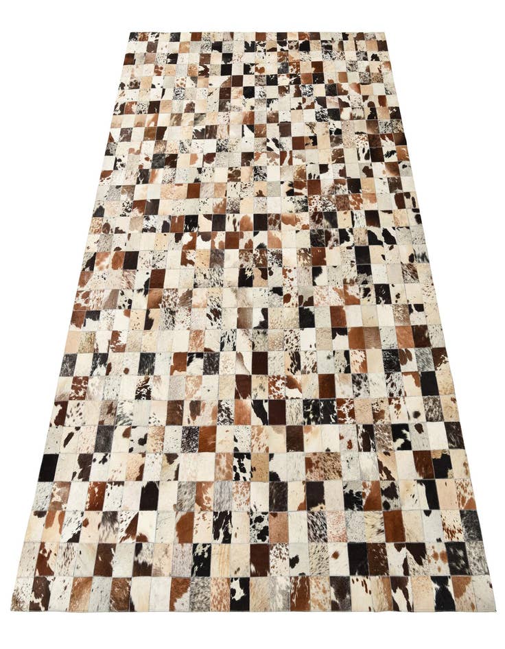 Detail image of  8' x 9' 10 Cowhide Leather Rug