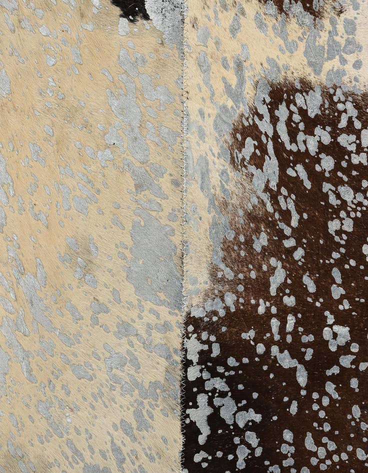 Detail image of  8' 1 x 10' 1 Cowhide Leather Rug