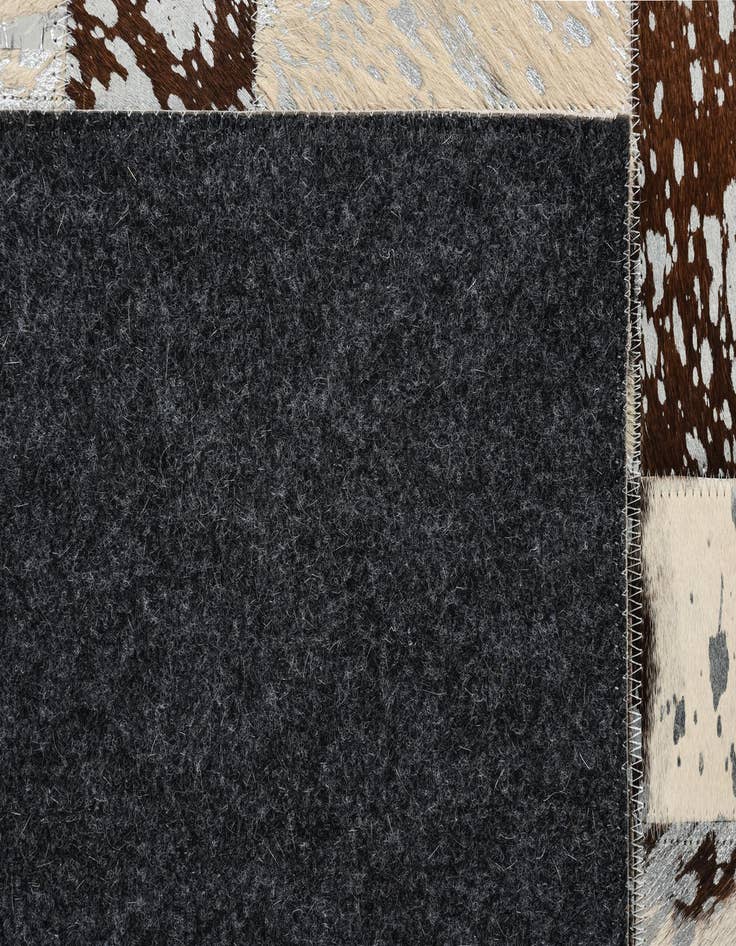 Detail image of  8' 1 x 10' 1 Cowhide Leather Rug