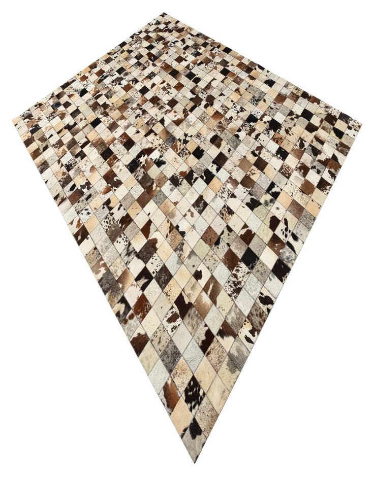 Detail image of  8' x 10' Cowhide Leather Rug