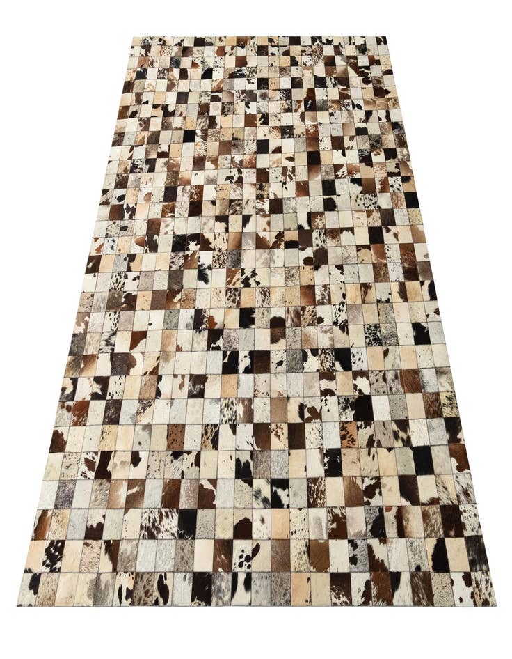 Detail image of  8' x 10' Cowhide Leather Rug