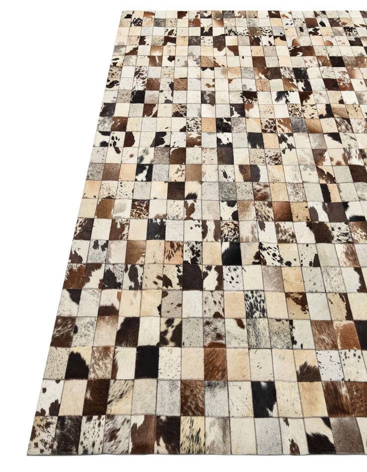 Detail image of  8' x 10' Cowhide Leather Rug