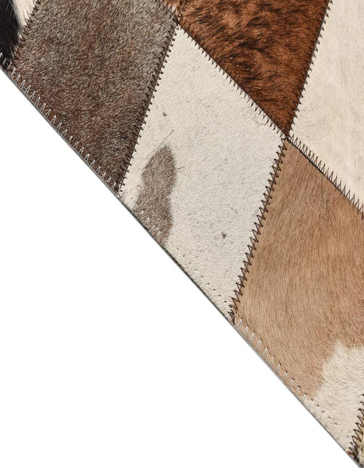 Detail image of  8' x 10' Cowhide Leather Rug