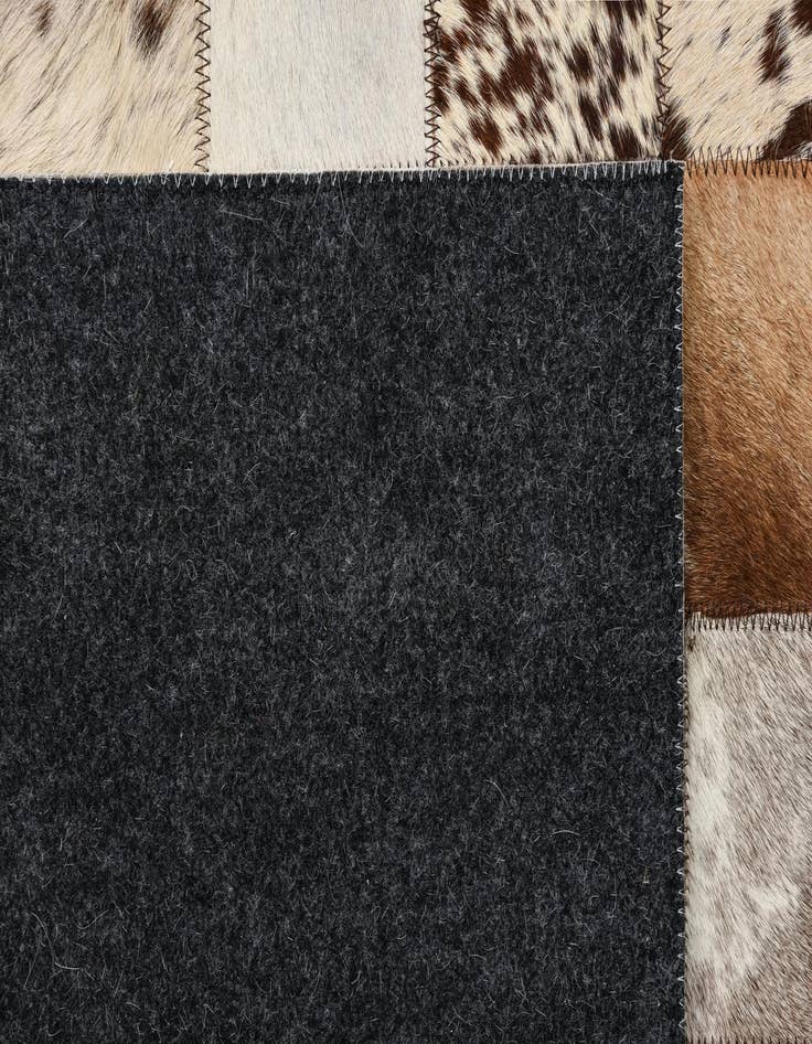 Detail image of  8' x 10' Cowhide Leather Rug