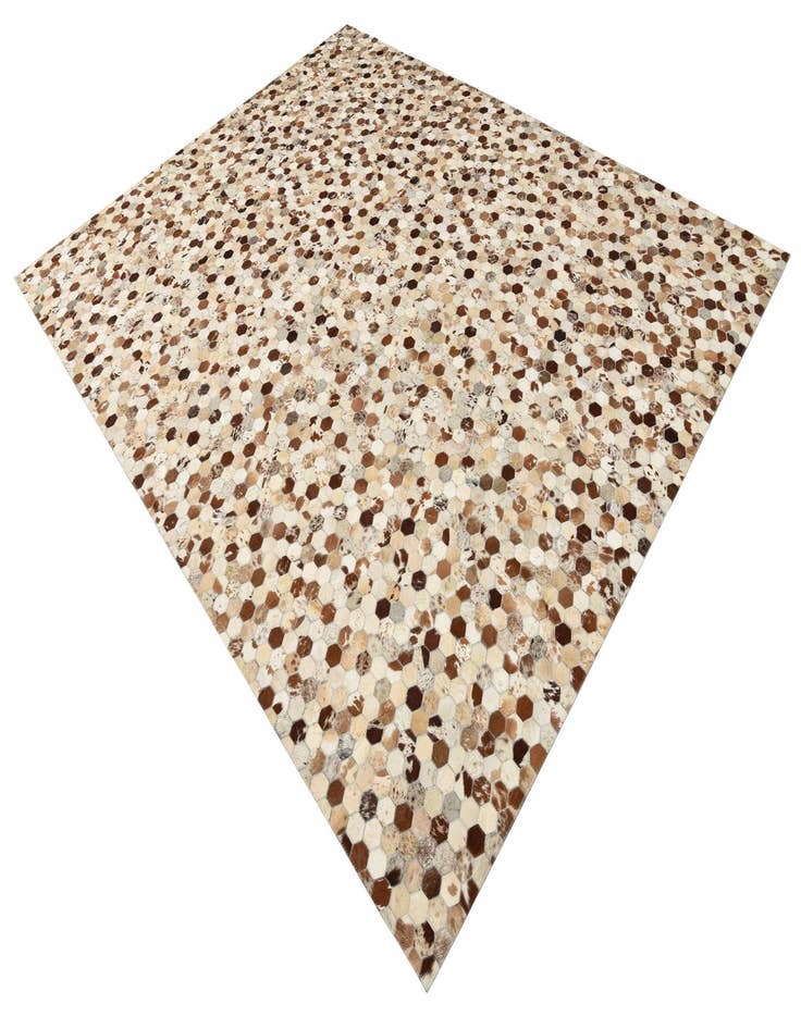 Detail image of  8' x 10' Cowhide Leather Rug