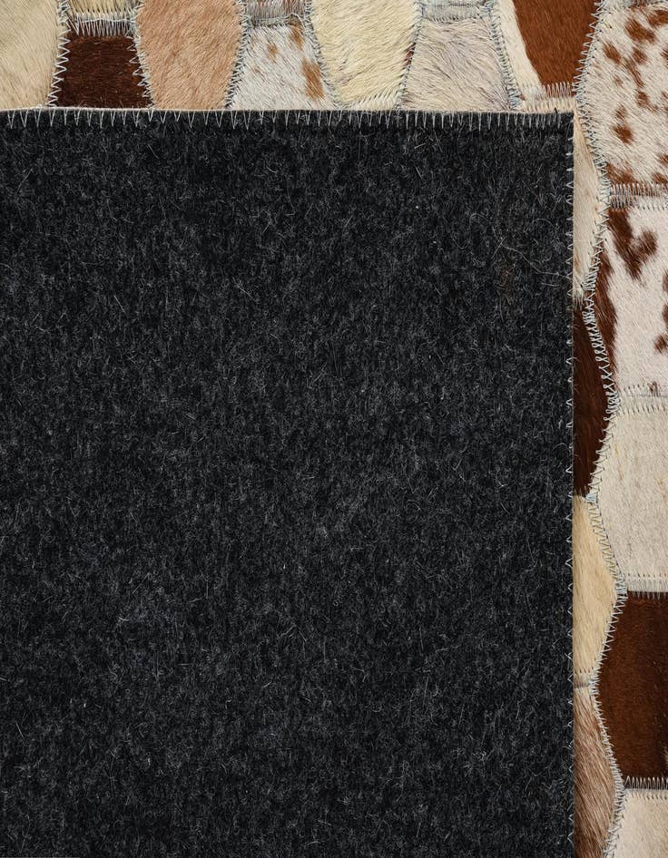 Detail image of  8' x 10' Cowhide Leather Rug