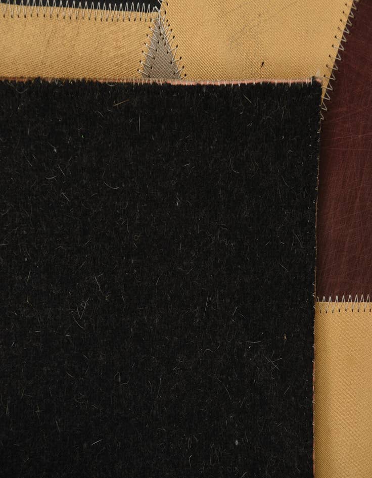 Detail image of  2' x 3' Cowhide Leather Rug