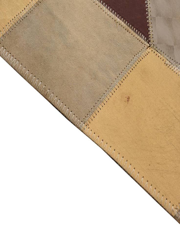 Detail image of  2' x 3' Cowhide Leather Rug