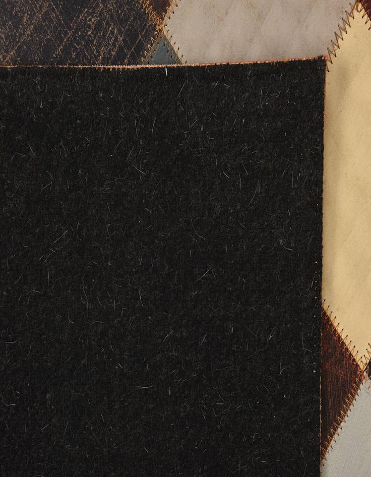 Detail image of  2' x 3' Cowhide Leather Rug