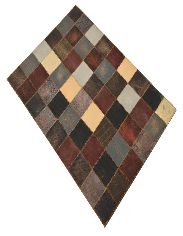 Detail image of  2' x 3' Cowhide Leather Rug