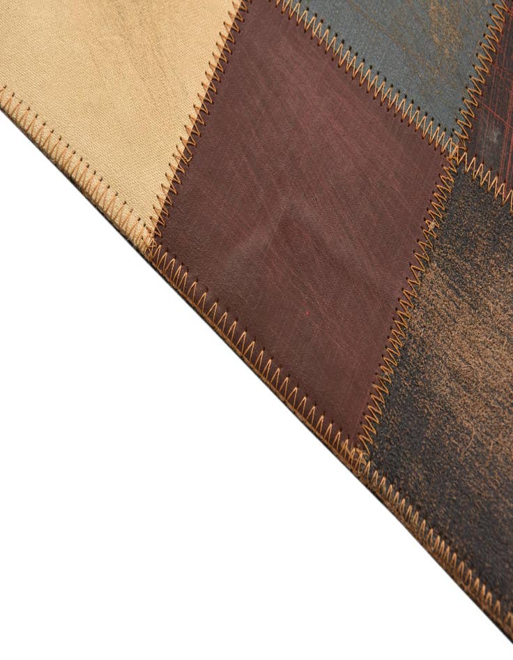 Detail image of  2' x 3' Cowhide Leather Rug