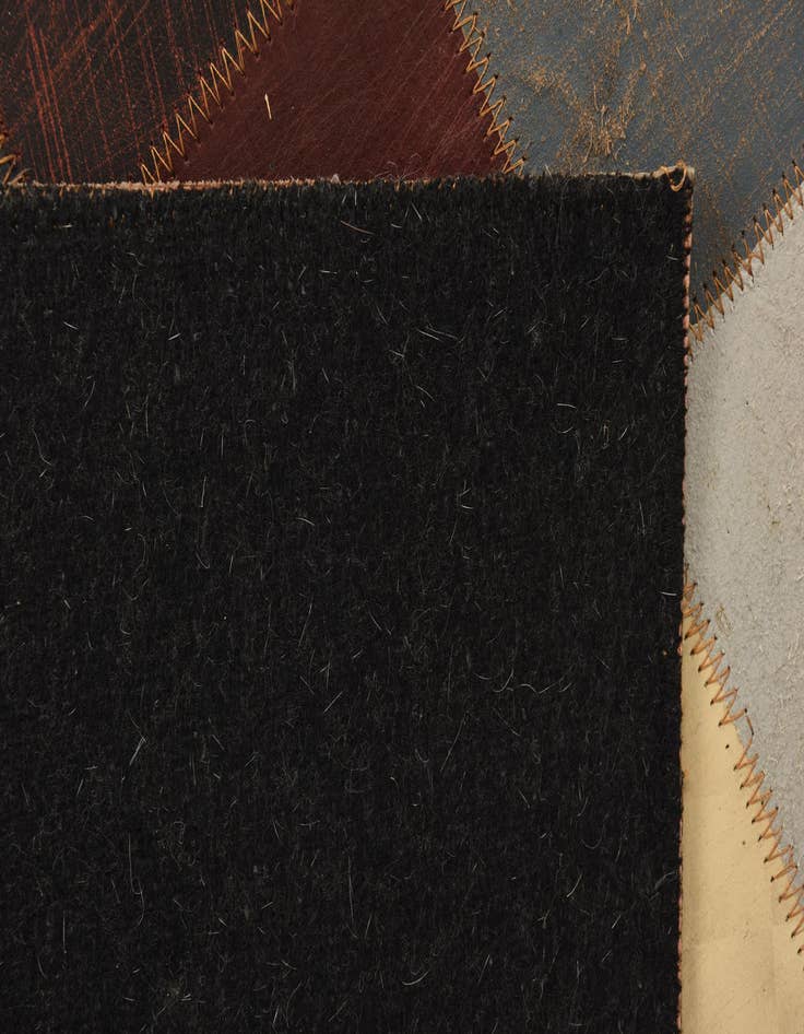 Detail image of  2' x 3' Cowhide Leather Rug